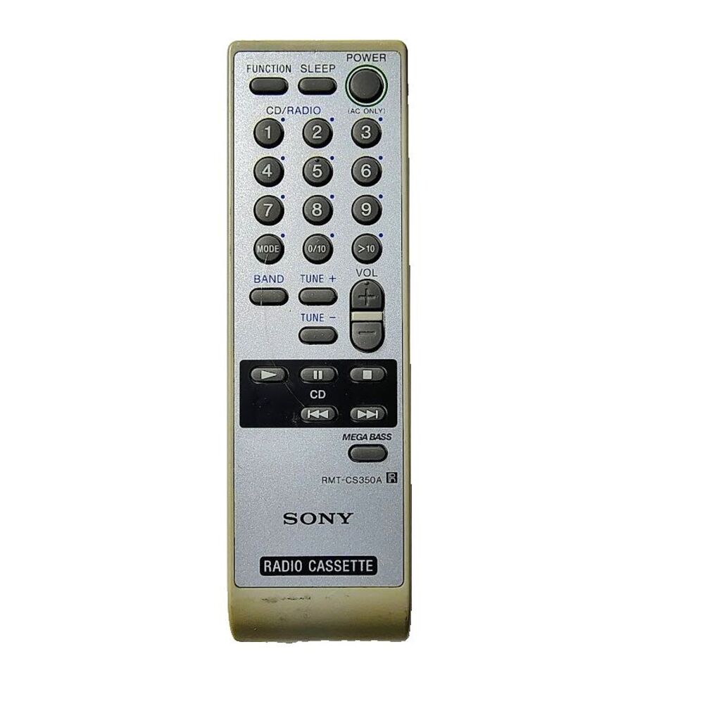 Sony Radio Cassette RMT-CS350A Remote Control OEM Tested Works Genuine